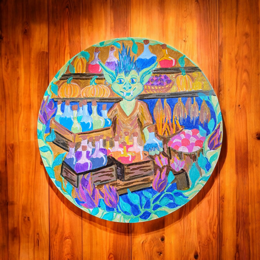 Market Goblin Merchant Painting