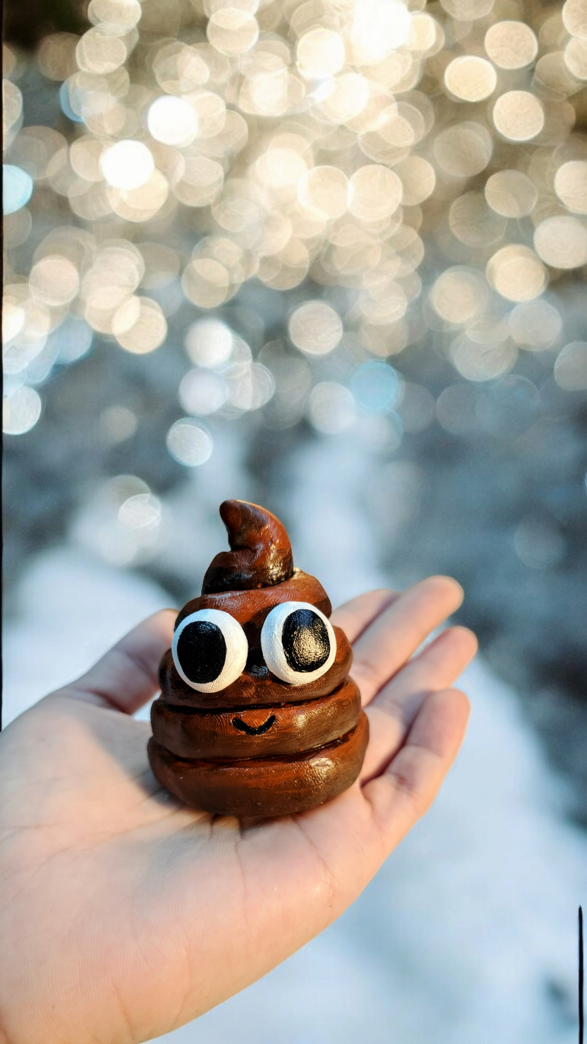 Poop Emoji Sculpture