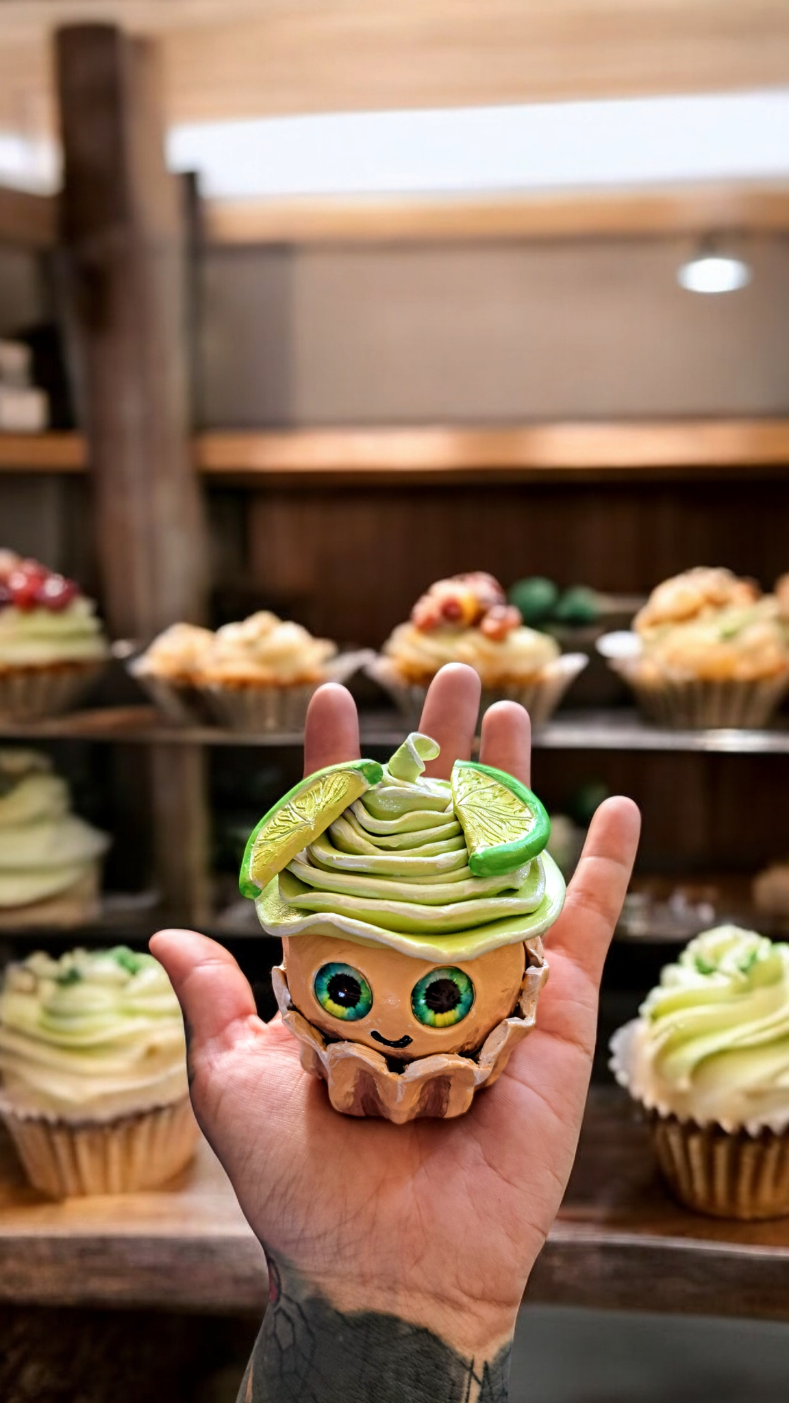 Cute Cupcake Sculptures (Multiple Flavor Options)