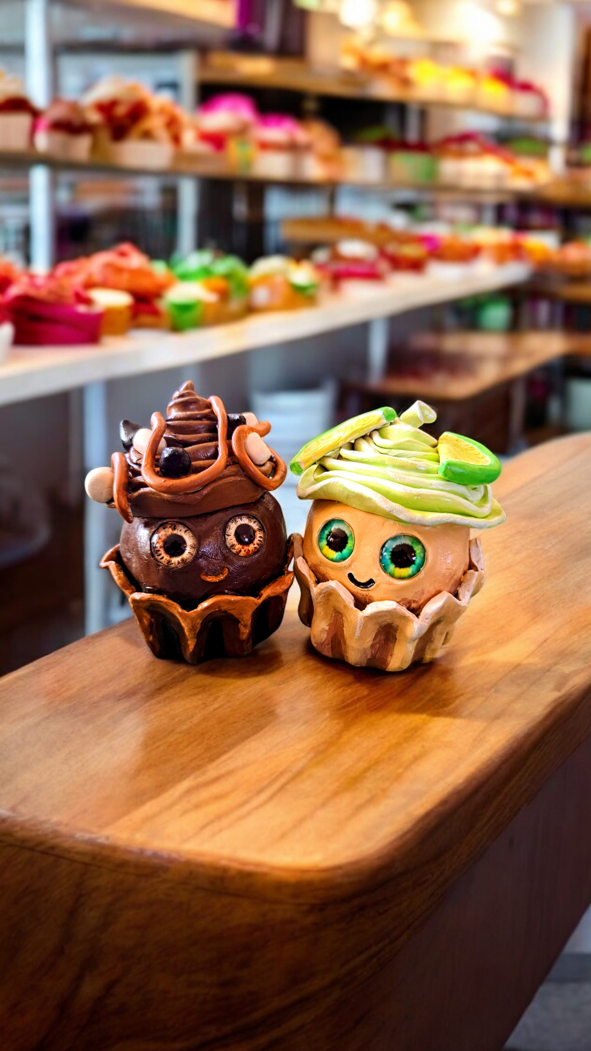 Cute Cupcake Sculptures (Multiple Flavor Options)
