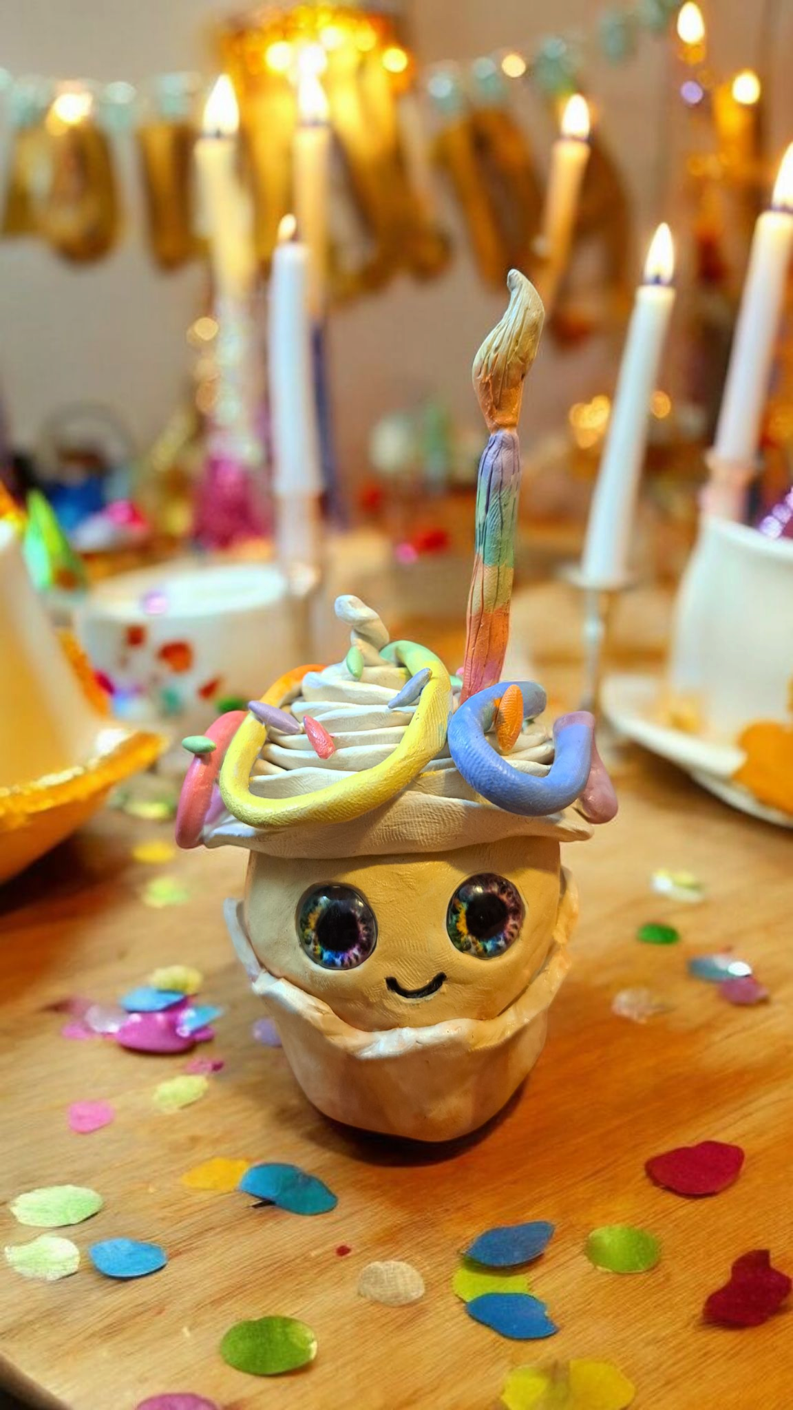 Cute Cupcake Sculptures (Multiple Flavor Options)