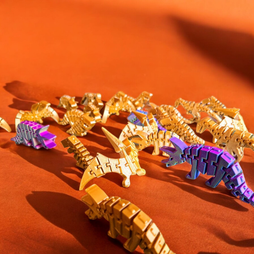 Mini Wiggle Dinos (articulated)