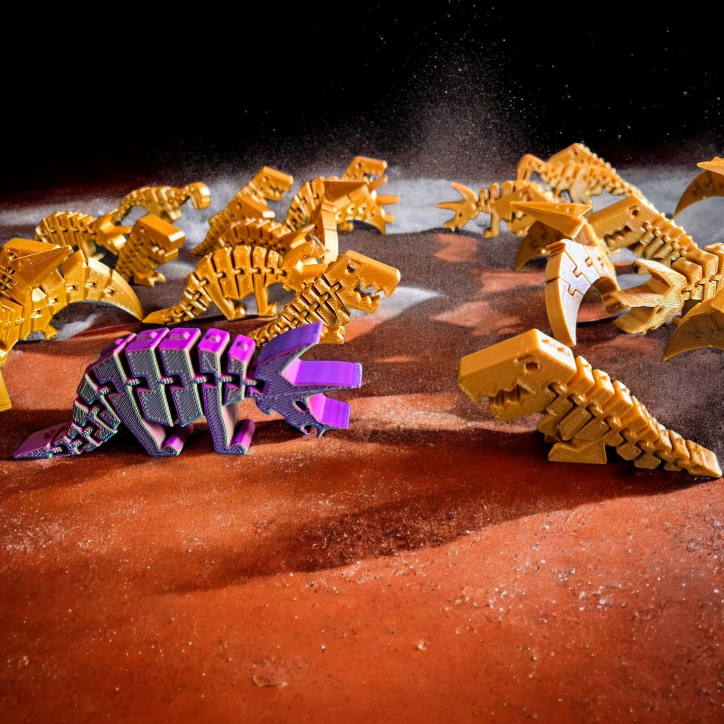 Mini Wiggle Dinos (articulated)