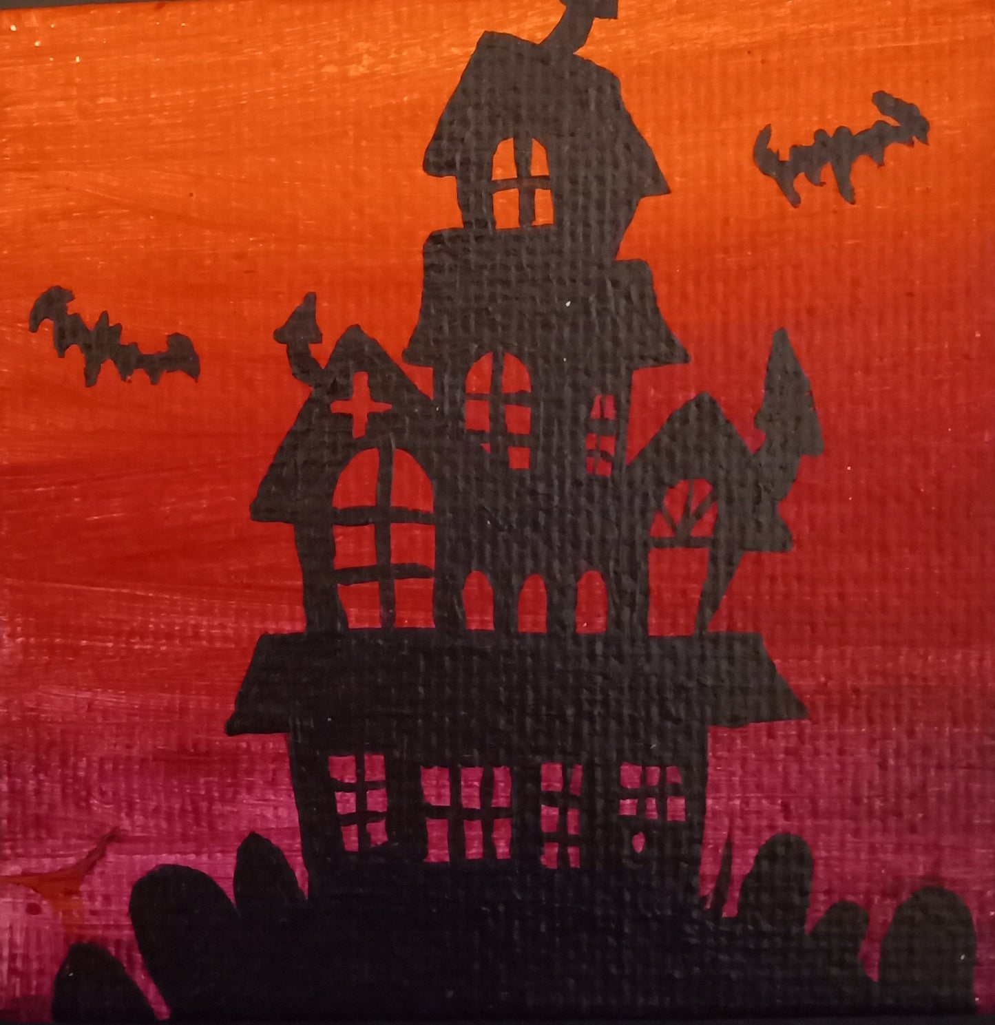Halloween mini canvas