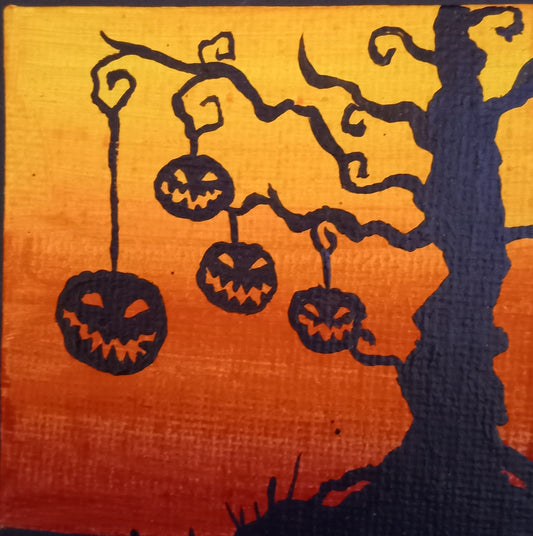 Spooky Tree Mini canvas