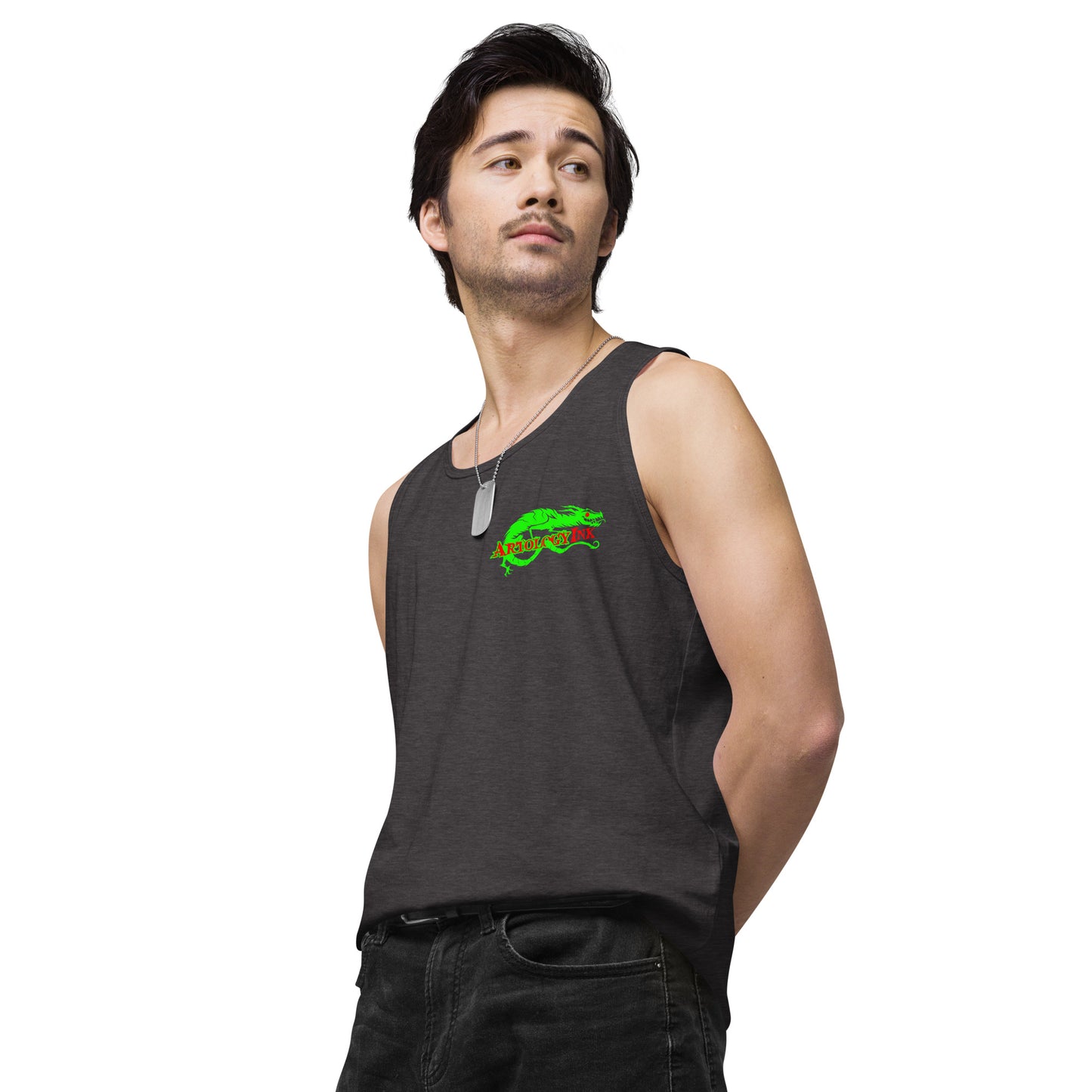 American skull Men’s premium tank top