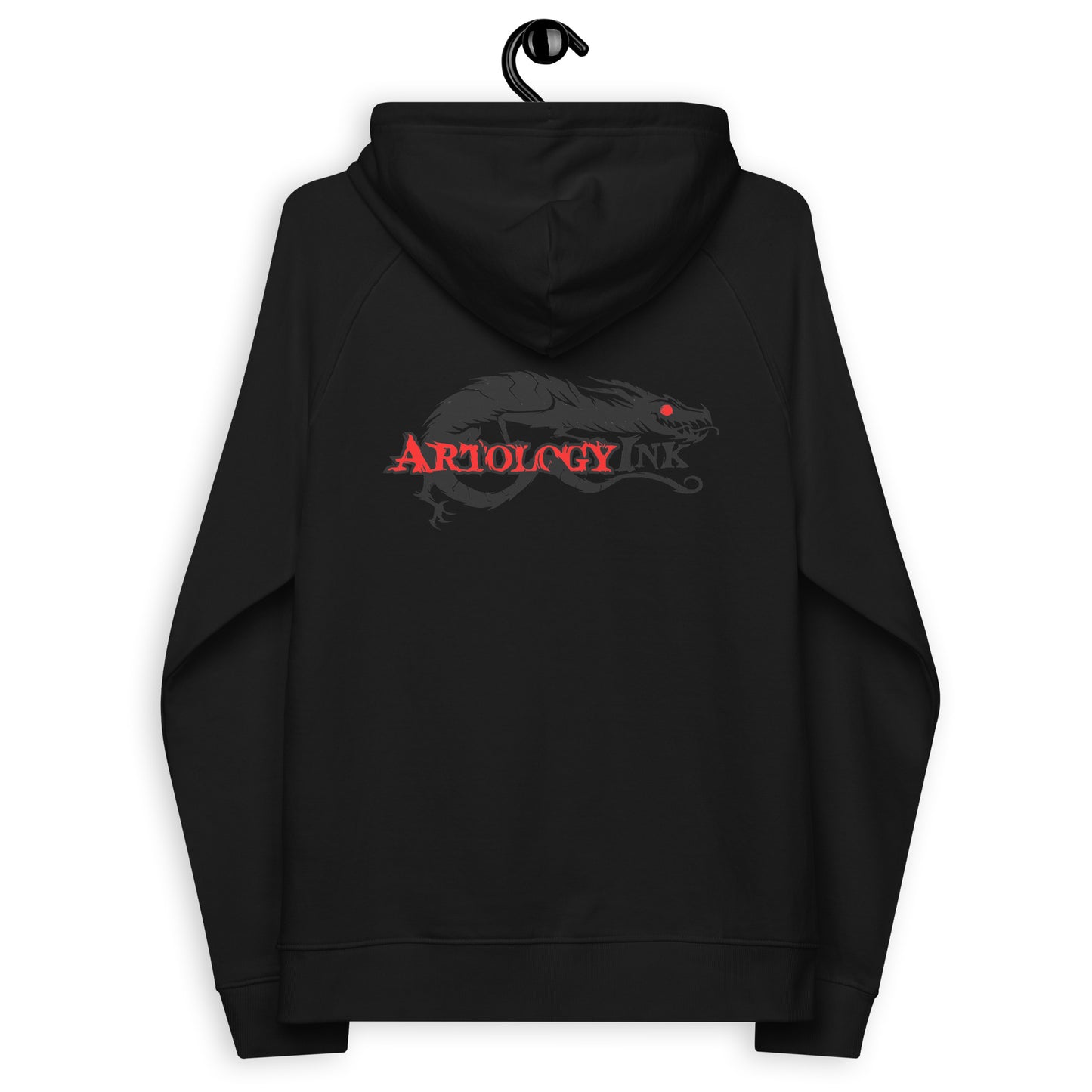 Ink Bender Unisex eco raglan hoodie