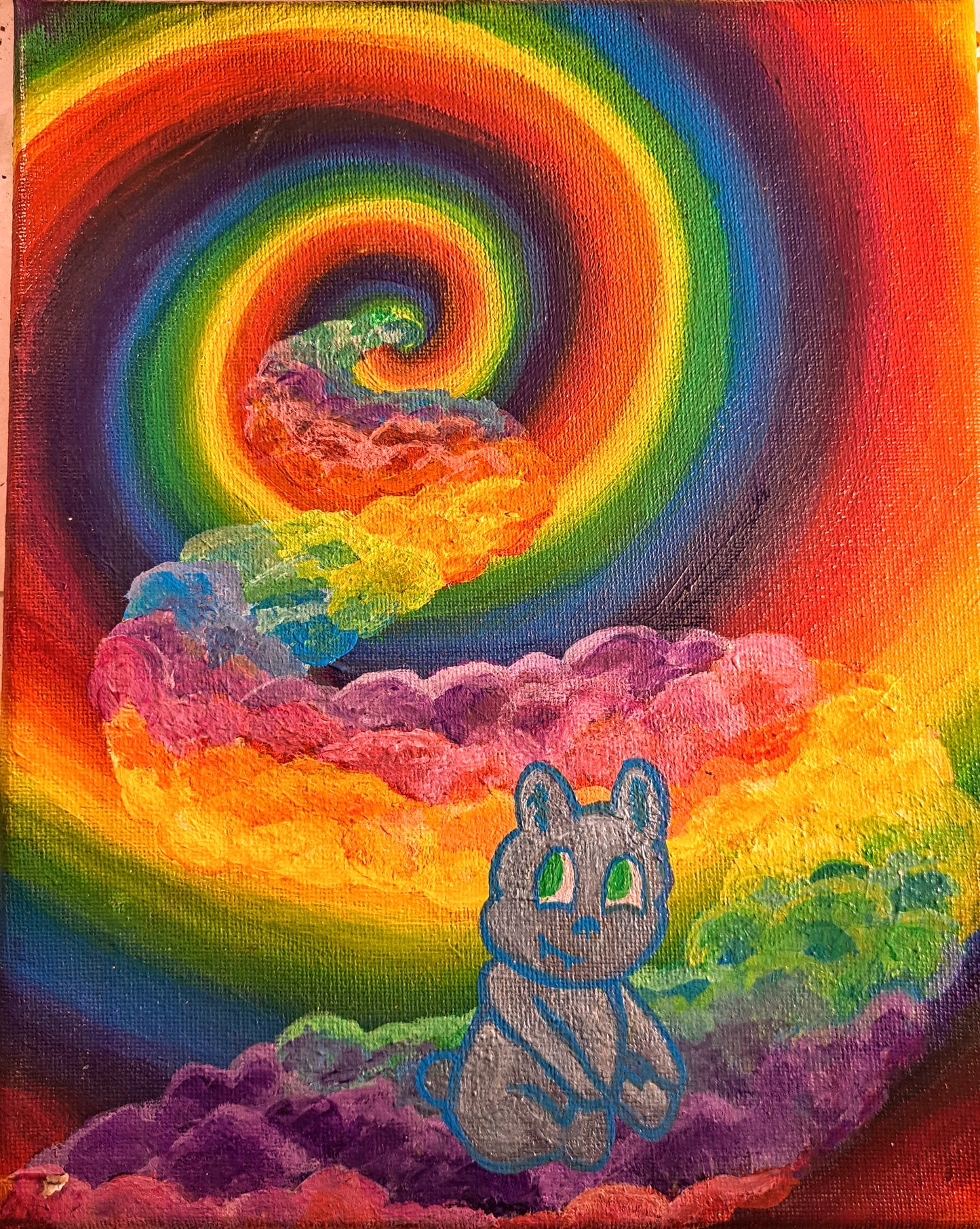 Rainbow Gummy Bear Painting