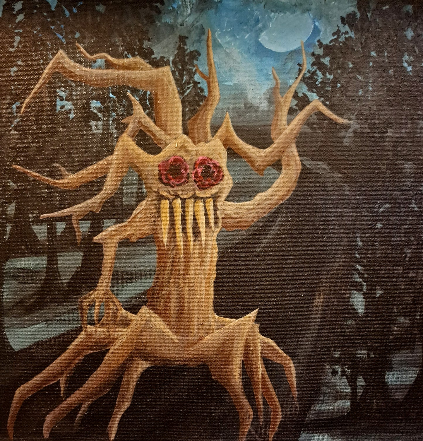 Monster Tree Painting