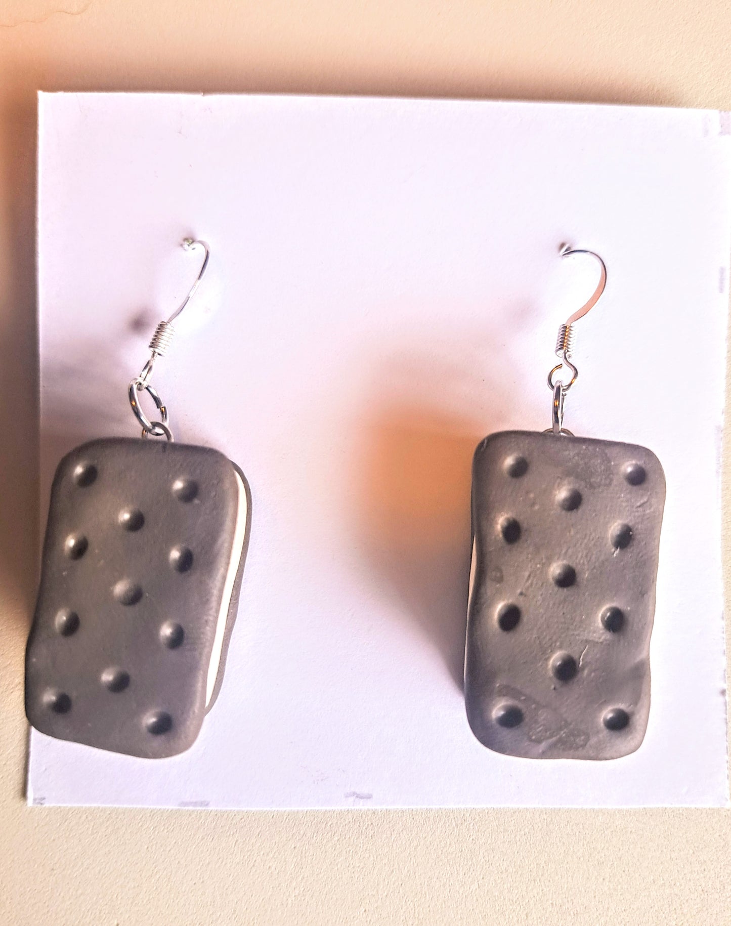 Ice Cream Sandwich Earrings