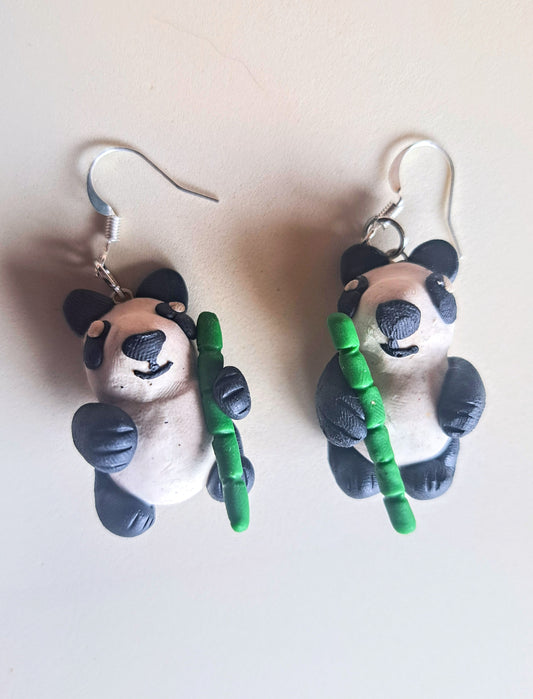 Panda Bear Earrings