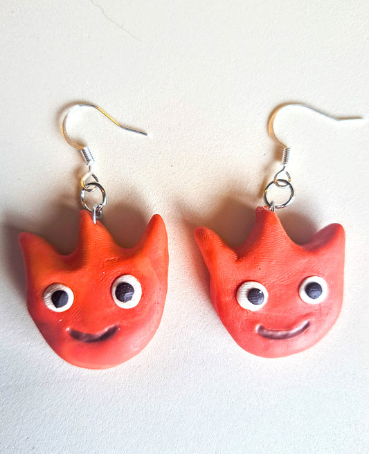 Calcifer Earrings