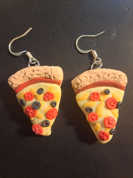 Pizza Earrings