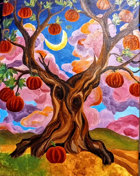 Pumpkin Tree Print