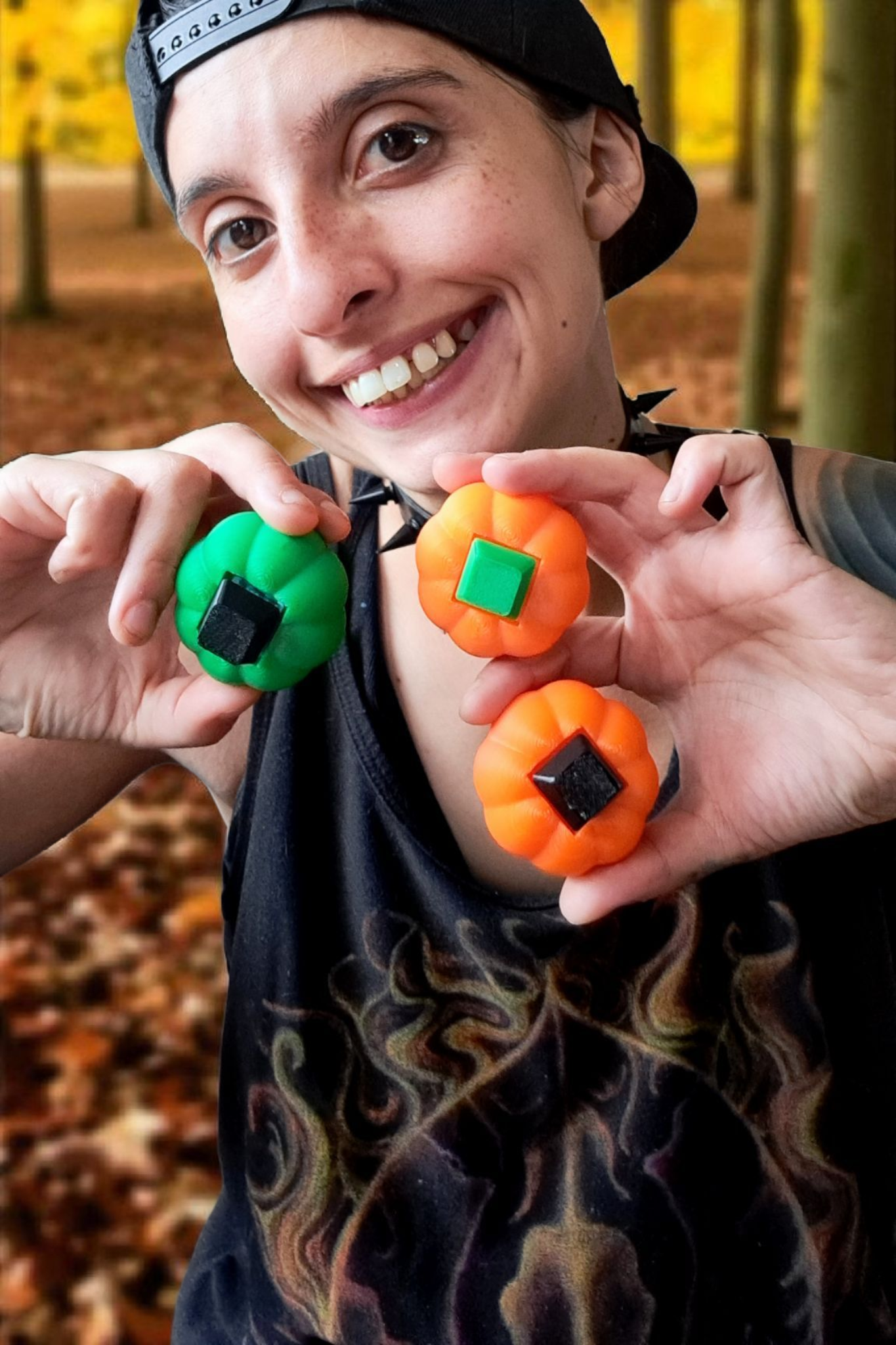 Pumpkin Fidget Clickers (multiple options)
