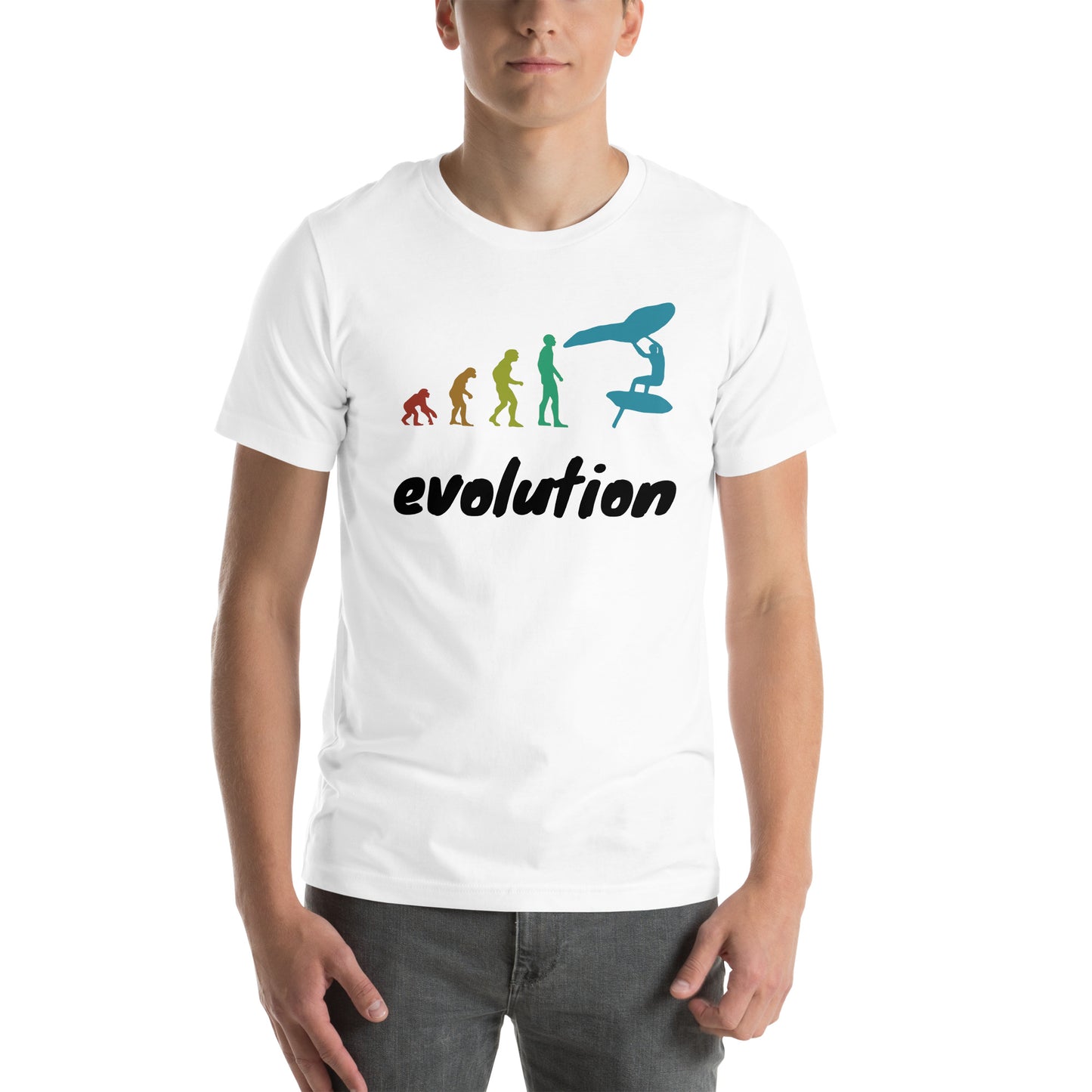 Wing Foil evolution Unisex t-shirt