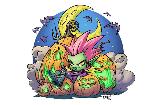 Pumpkin Queen ToxicPixy Print