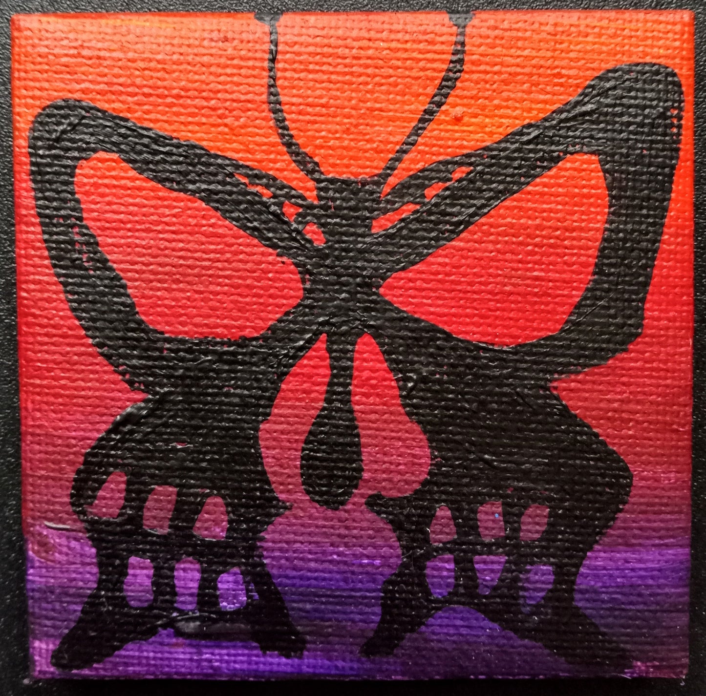 Skull Butterfly Mini canvas