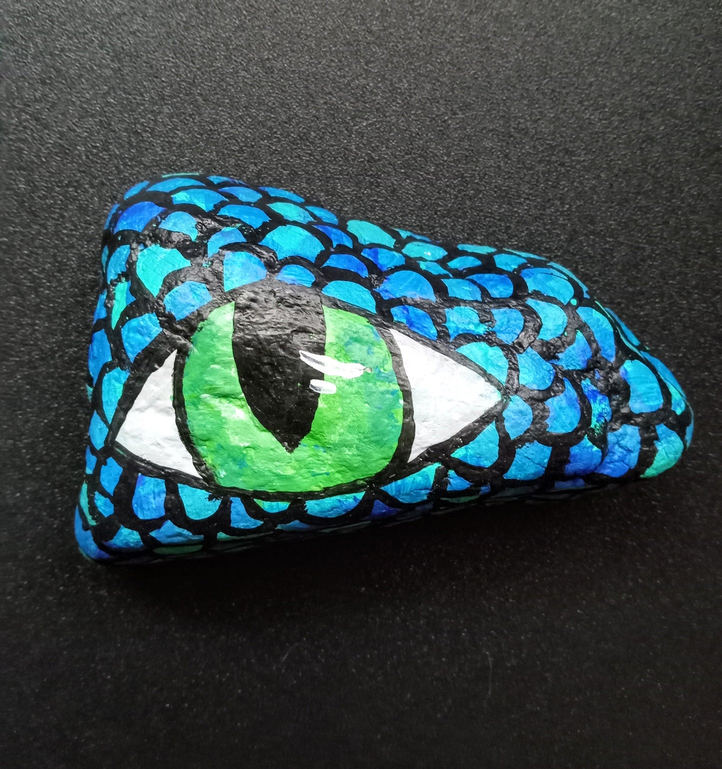 Dragon Eye Hand Painted Rocks