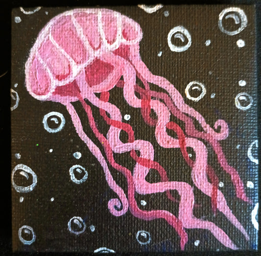 Jellyfish Mini Canvas