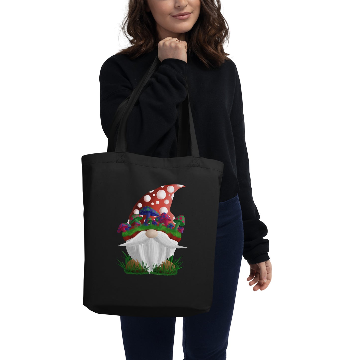 Happy Gnome Eco Tote Bag