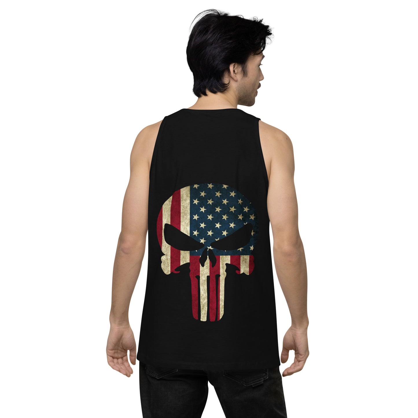 American skull Men’s premium tank top