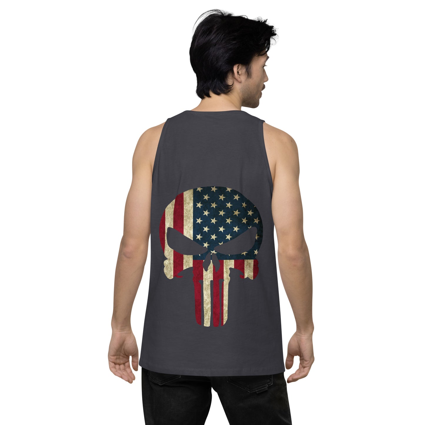 American skull Men’s premium tank top