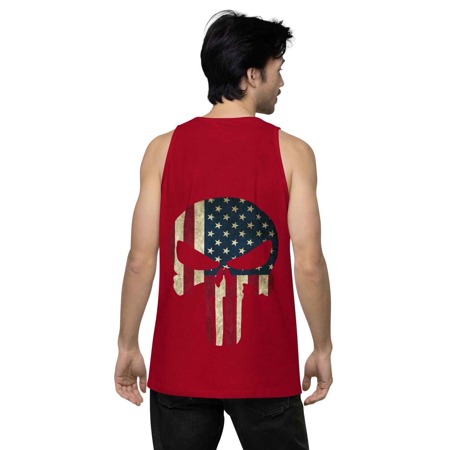 American skull Men’s premium tank top