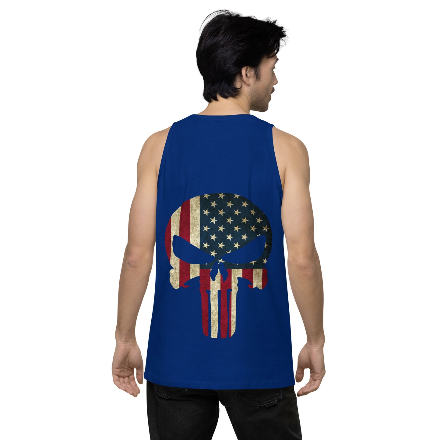 American skull Men’s premium tank top