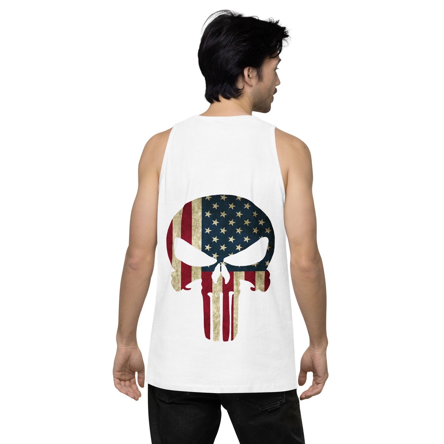 American skull Men’s premium tank top