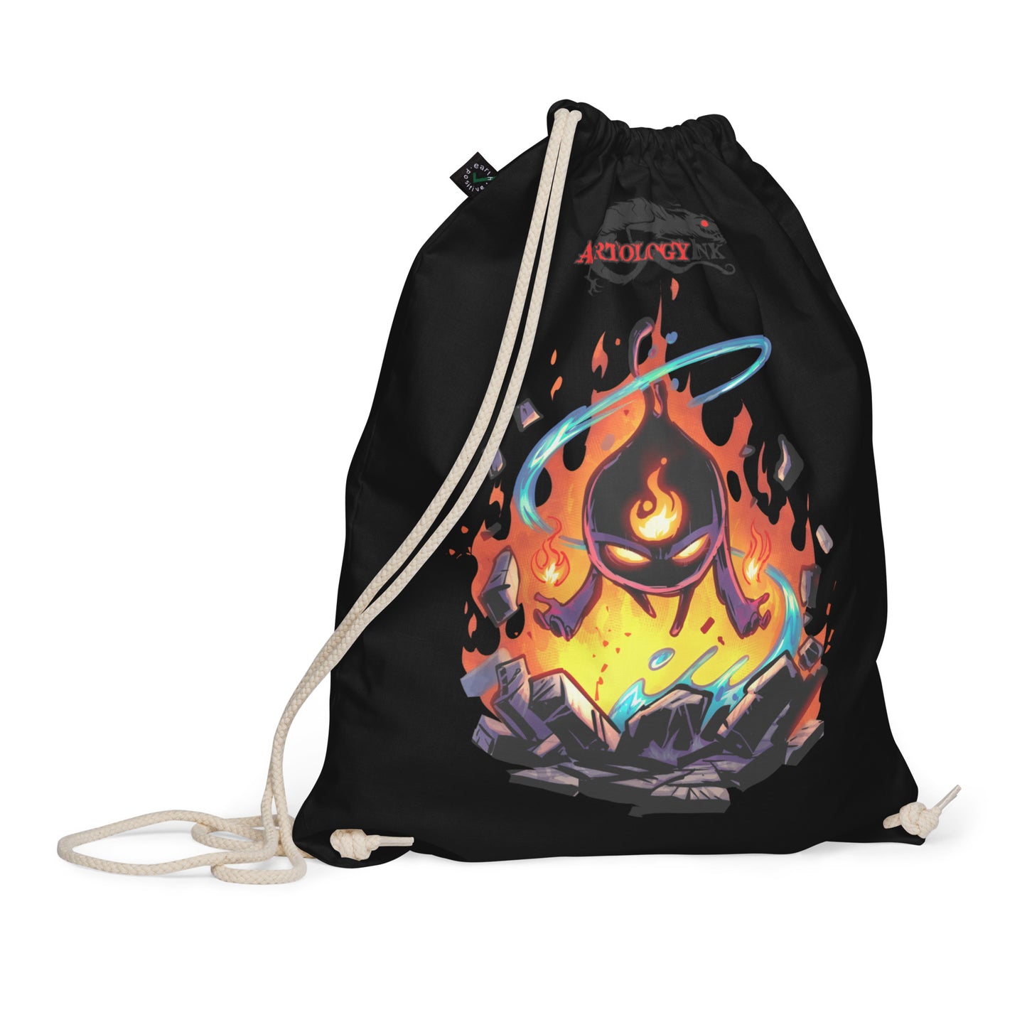 Ink Bender Organic cotton drawstring bag