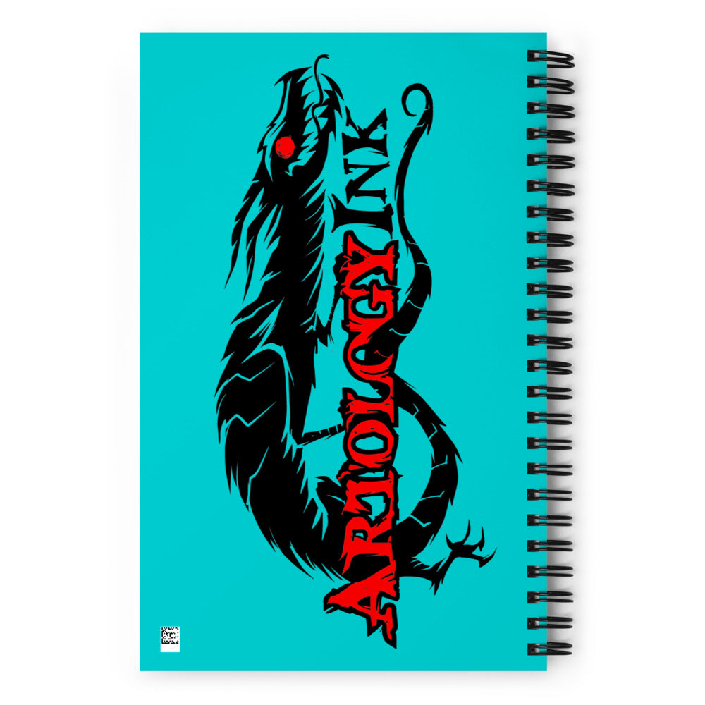 Ink Blot Spiral notebook