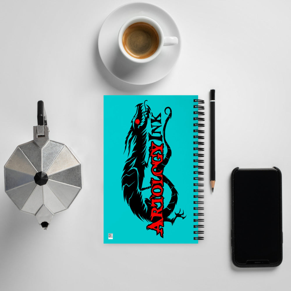 Ink Blot Spiral notebook