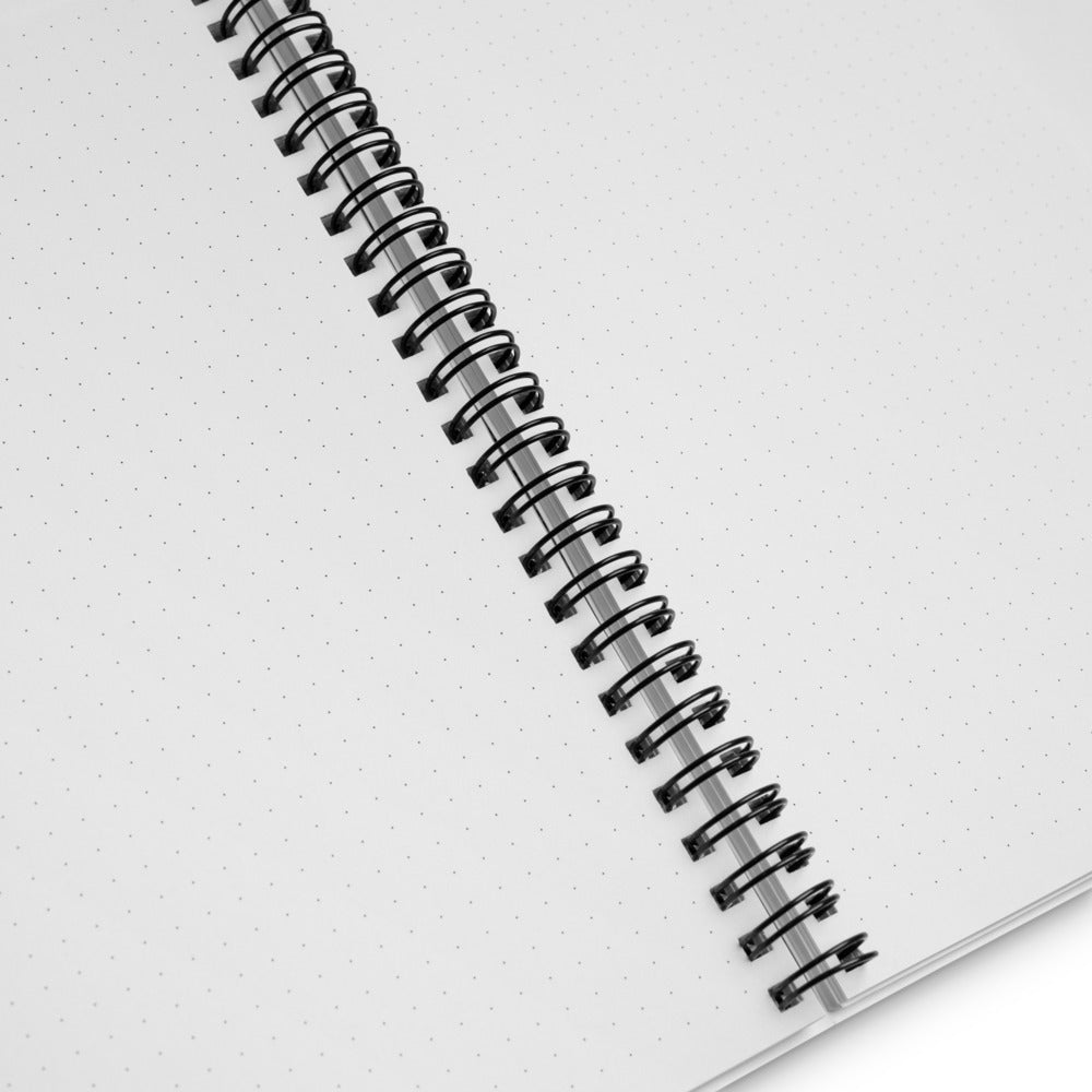 Ink Blot Spiral notebook