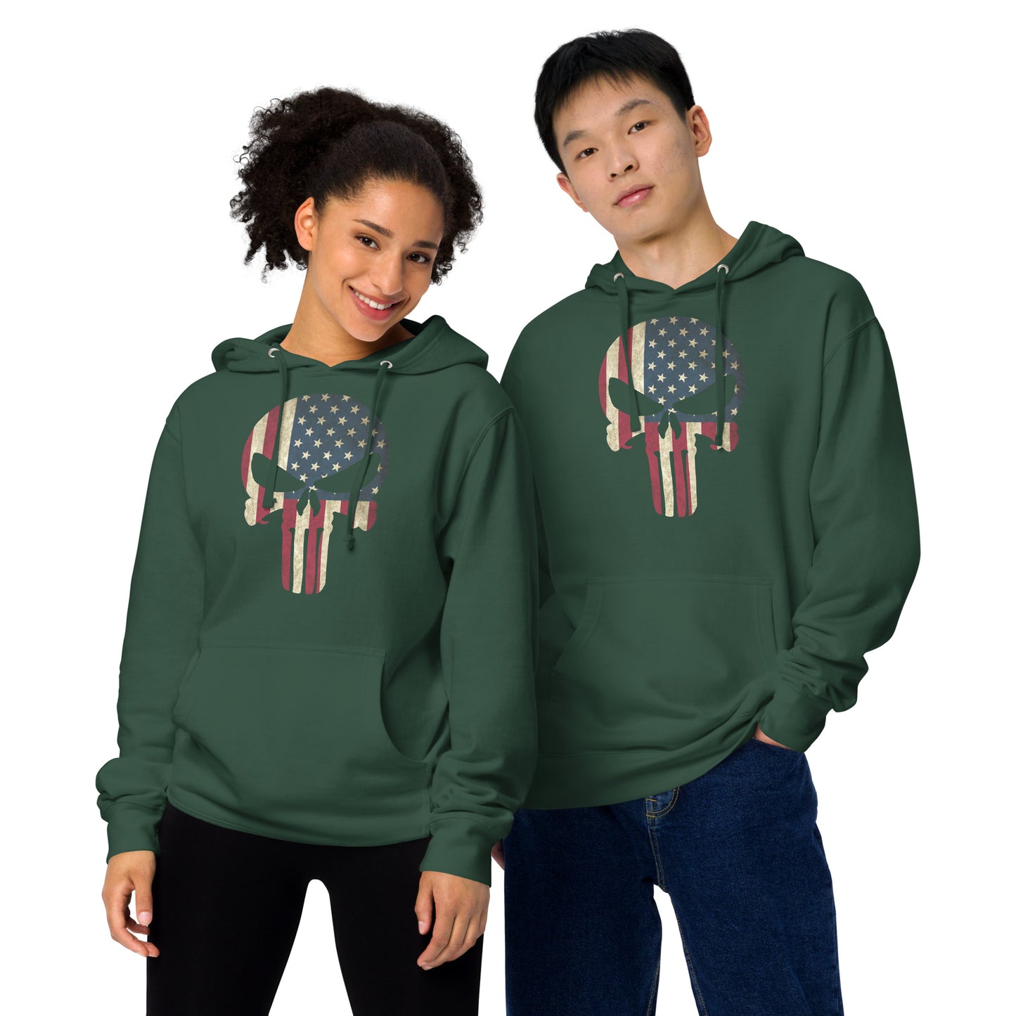 American Skull Unisex midweight hoodie