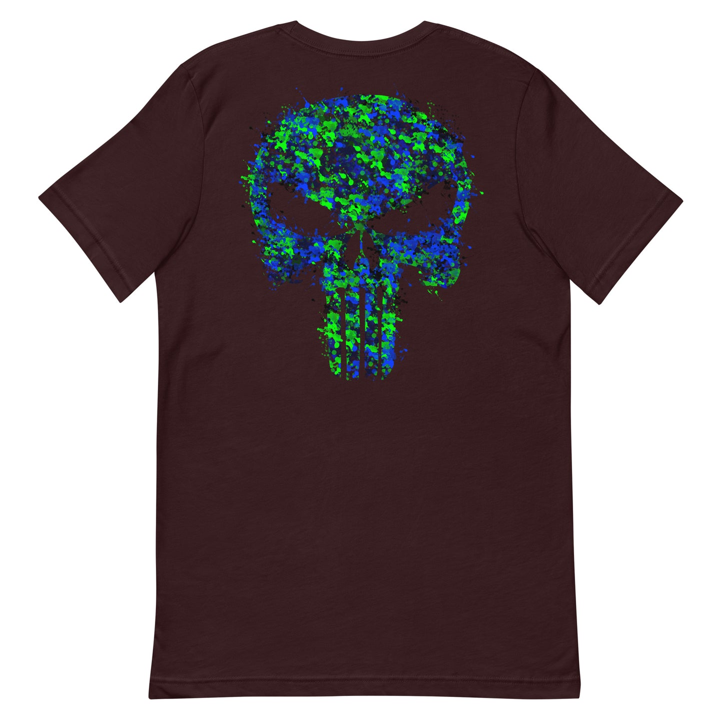 Splatter Skull Unisex t-shirt