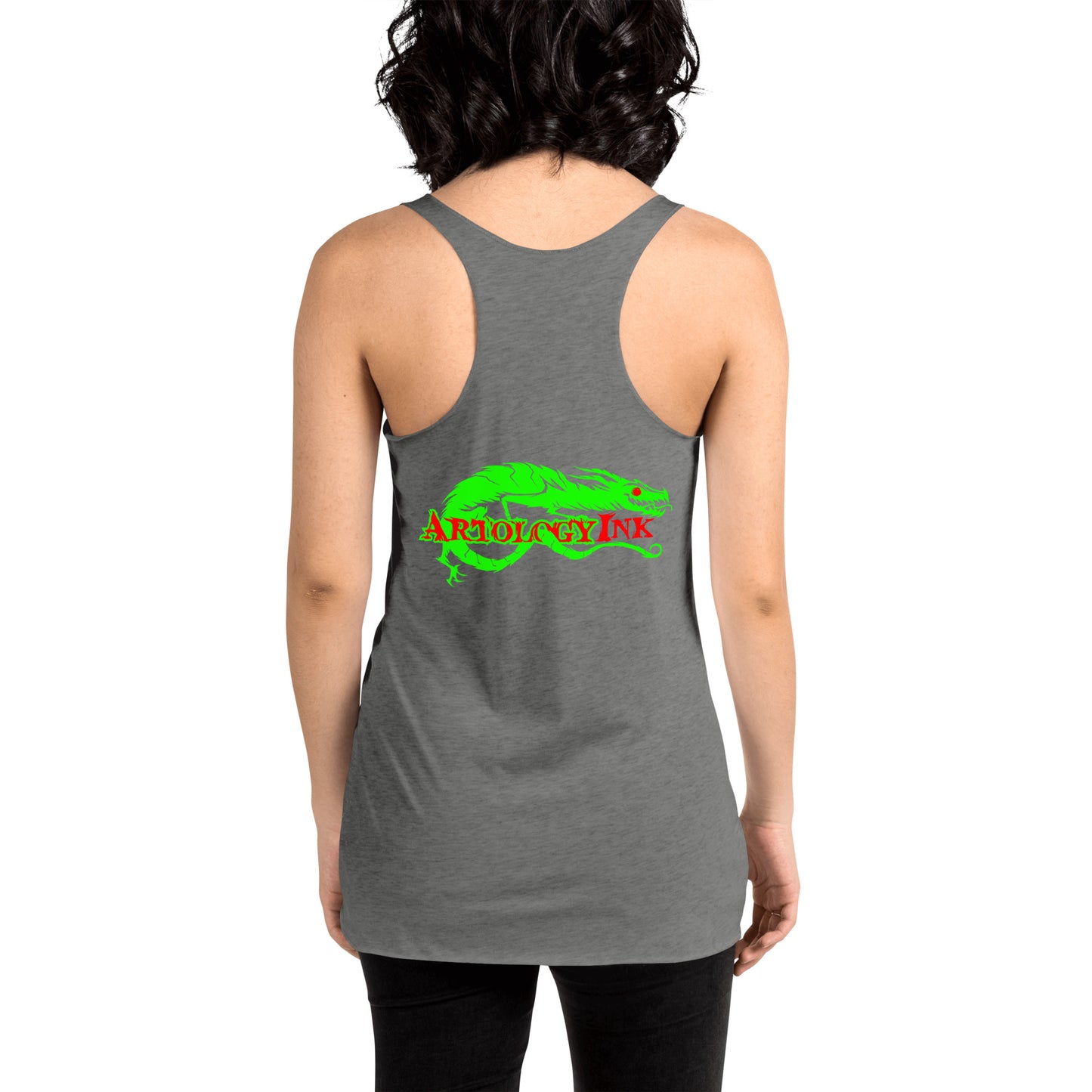 Happy pot leaf Women's Racerback Tank